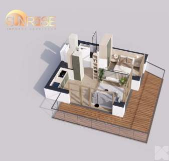 Sunrise Park Mieszkanie nr 4.1 2 pokoje 32,56 m2 balkon 