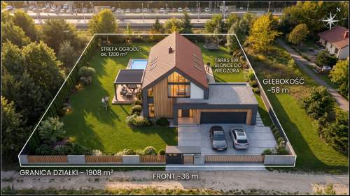 Kiekrz ul. Błękitna I MPZP I 1908 m2 I 0% prowizji