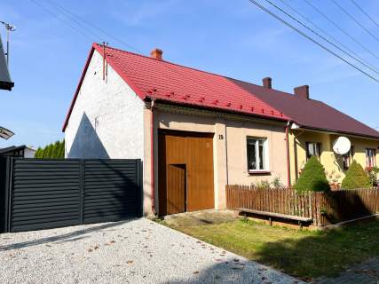 Dom parterowy 42m2, działka 800m2 Gliniany