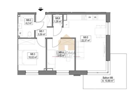 Nowoczesny apartamentowiec blisko natury