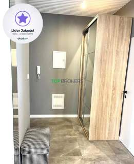Salon z aneksem i 2 pokoje, balkon, garaż