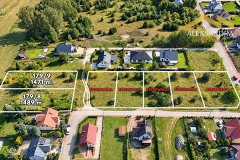 7 działek budowlanych w Koszarówce MPZP Powierzchnie 853-1489...