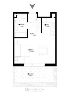 Mieszkanie 36 m Apartamenty Piaskowa