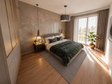 3 loggii Salon od południa Dwupoziomowe Prywatny garaż Z