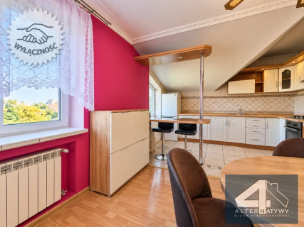 3 pokoje antresola, duża loggia, 51.5, Żabiniec