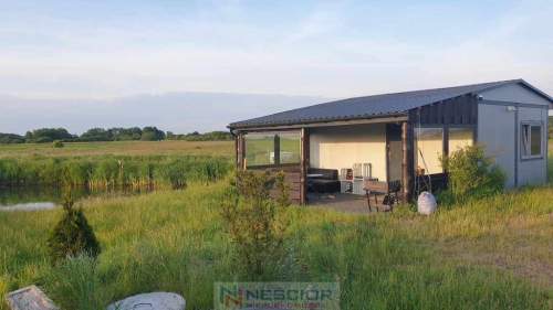 Działka 1200 m z domkiem całorocznym Kopcie