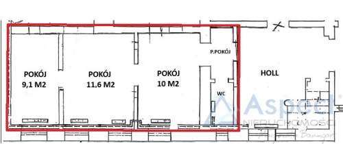 Biuro do wynajęcia, 35 m2, Szczecin