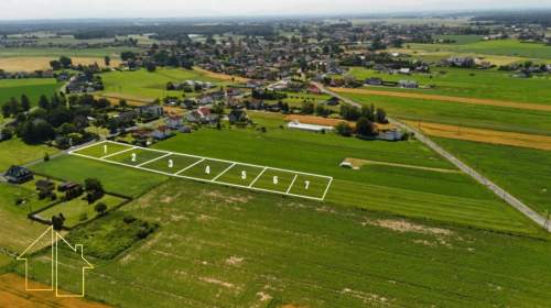 działka budowlana 725m2 w kwadracie pod dom jednorodzinny z mediami