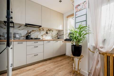  43,5 m 2 sypialnie Balkon Po remoncie