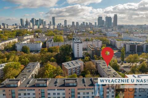 Zielona oaza w centrum miasta 2 pokoje Nowolipki