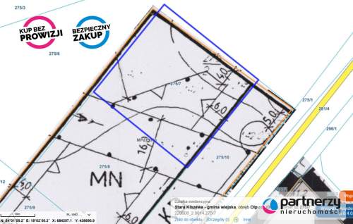 Działka mieszkaniowa z MPZP pow 1214m2