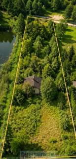 Działka budowlana 1735m2 ogrodzona
