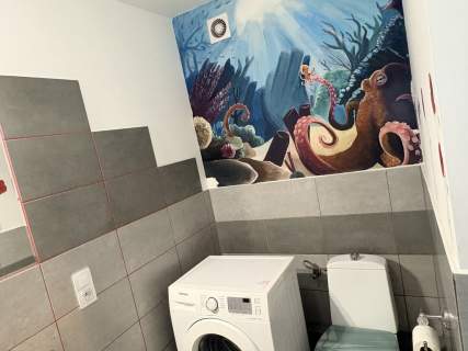 Parter domu 60m2, 3 pokoje, piękny widok na wodę i winnicę, ogród