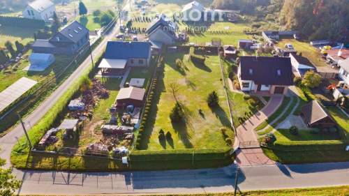 Sierakowice koło Gliwic duża, ogrodzona, zielona działka