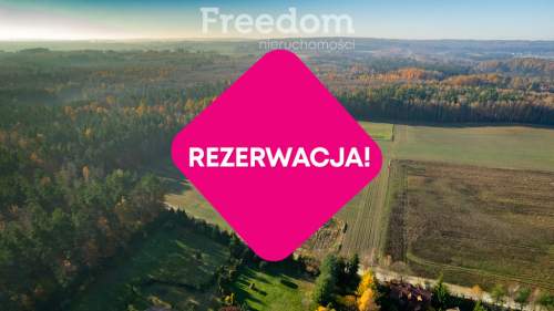 Działka budowlana z usługami blisko lasu