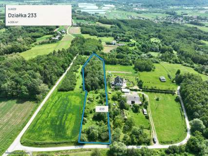 Działka z panoramą Pogórza