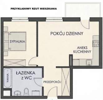 2 pokojowe z balkonem i komórką Parter. Kołobrzeg, ul. Helsińska