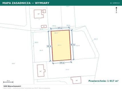 Działka na sprzedaż Mikołów, Bujaków 1 017 m
