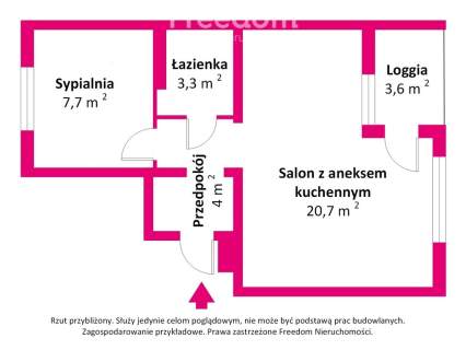 2-pokojowe mieszkanie - metro Trocka 36,50 m 