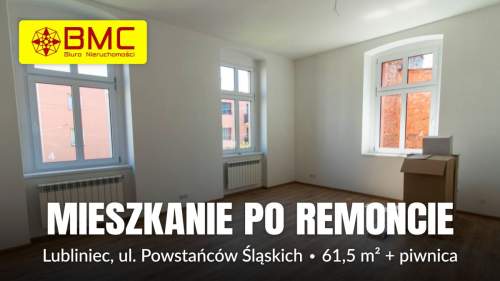 Mieszkanie o pow. 61,50m2 po generalnym remoncie