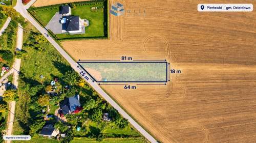 Działka budowlana 1245 m MPZP media asfalt