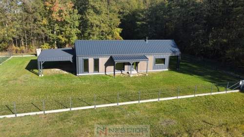 Nowoczesny dom 90 m w Golicach blisko natury