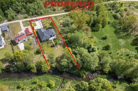 Dom 6 pokoi 168m2 nad rzeką, Słowik k/Kielc
