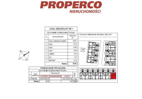 Apartament, 4 pok., 83,81 m2, Kielce, Maciejówka