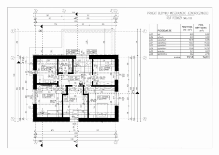 Dom z garażem i gabinetem na parterze