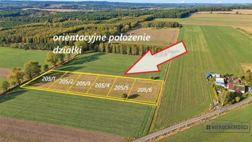 Działka budowlana na wsi ok. 60 km od morza i Miel
