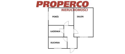 Mieszkanie 2 pok. 43,64m2, ul. Tartaczna, Kielce