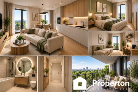 Warszawa Wola 3 pokoje 54,26 m Balkon 11,56 m Stacja Wola I