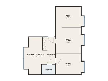 3 pokoje w centrum Brwinowa /Blisko stacji PKP