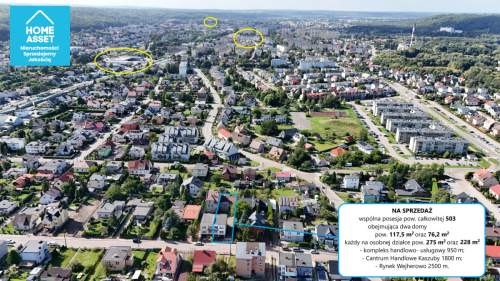Dwa domy dwie działki osobne KW Wejherowo