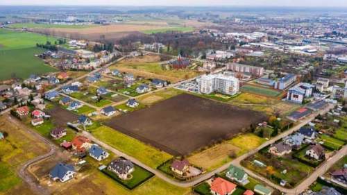 Działka z wydanymi WZ dla dewelopera Sokołów Podl.
