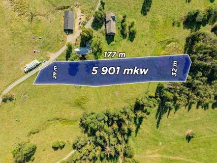 Sierockie - działka 5901m2 - WZtka 4 domy