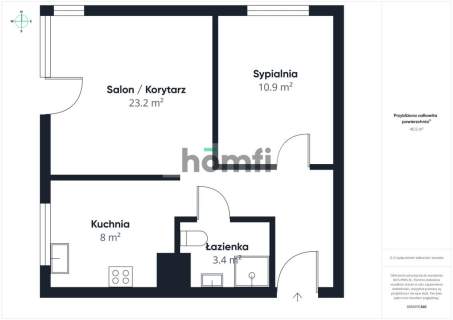 Gdańsk Chełm 2 pokoje, 51 m , duży balkon