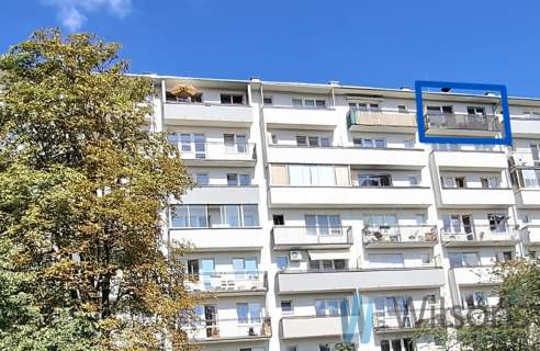 2 pokoje z panoramą Warszawy i balkonem