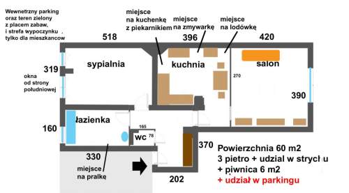 BEZ PROWIZJI, Z PARKINGIEM STRYCH