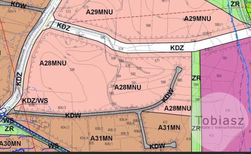 Działka inwestycyjna 2,7 ha, MNU, Tyniecka