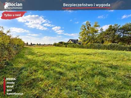 Płaska, słoneczna, ogrodzona z PnB - Klukowo
