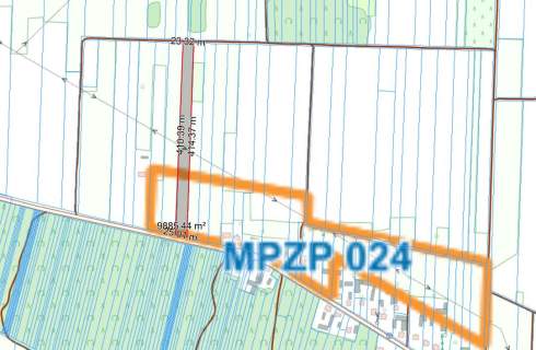 Działka MPZP Wola Sufczyńska, są media 9900m2