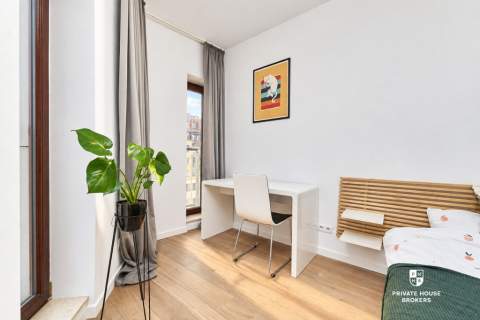 3 POKOJE PRZY WYSPIE SŁODOWEJ PARKING, BALKON