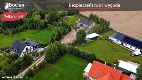 Duża, słoneczna działka z PnB w Bielkówku