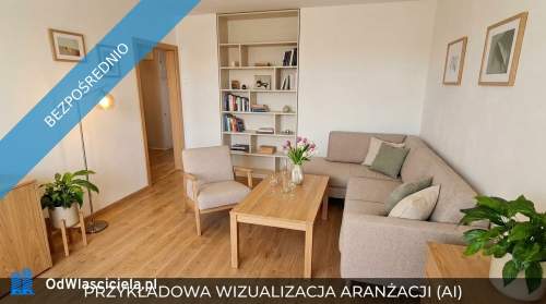 2 pokoje 48 m z balkonem, Szczecin, pętla 300 m bez poś