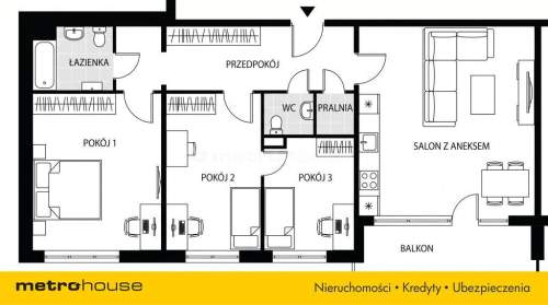 Zwierzyniecka - 3 pokoje do własnej aranżacji