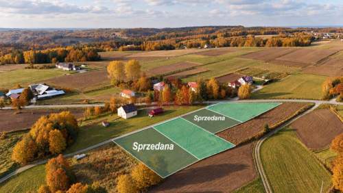 15 ar przy drodze powiatowej, 8 km od Ropczyc