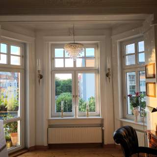 Bezpośrednio 3 pokoje 116,4m2 balkon sztukaterie