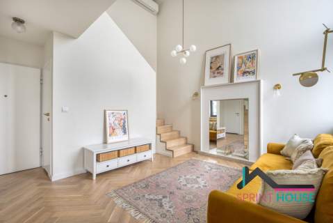 Nowoczesny loft przy metrze, nowe budownictwo 