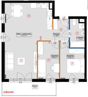 Nowe 3 pokoje Tylko 29 km od Poznania Balkon